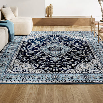 Palmette Modern Persian Floral Area Rug